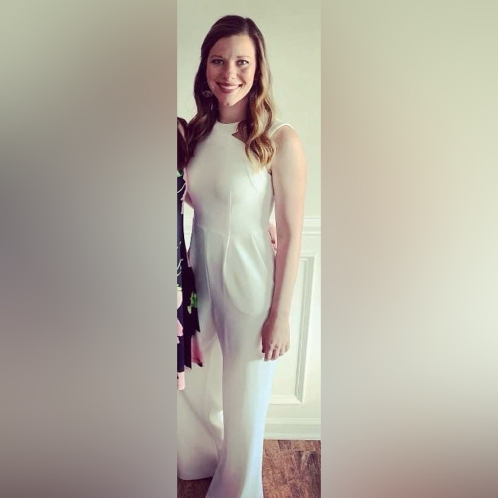 White Calvin Klein Jumpsuit Size 4